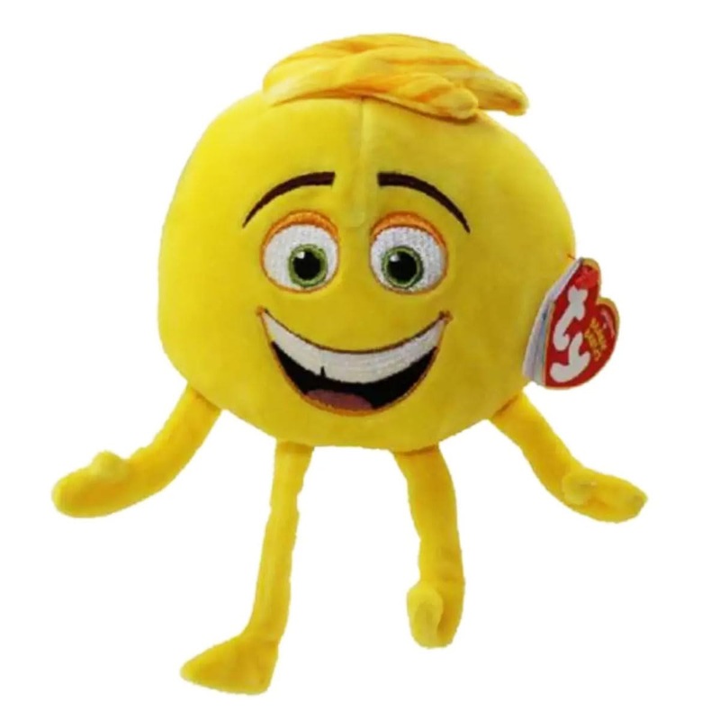 Beanie Baby Emoji Gene Animal Plush Doll (6Inch)