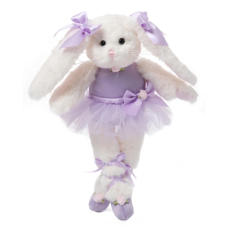 Bearington Collection Juliette Pirouette Plush Stuffed Animal Ballerina Frog 15''