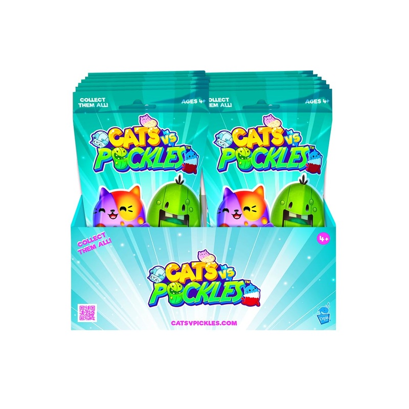 Cats Vs Pickles Mystery Bags - 12Pack -Teal Assortment C Set (Characters Will Vary)