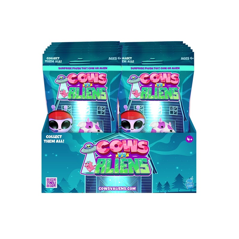 Cows Vs Aliens Mystery Bags - 12Pack -Teal Assortment A Set