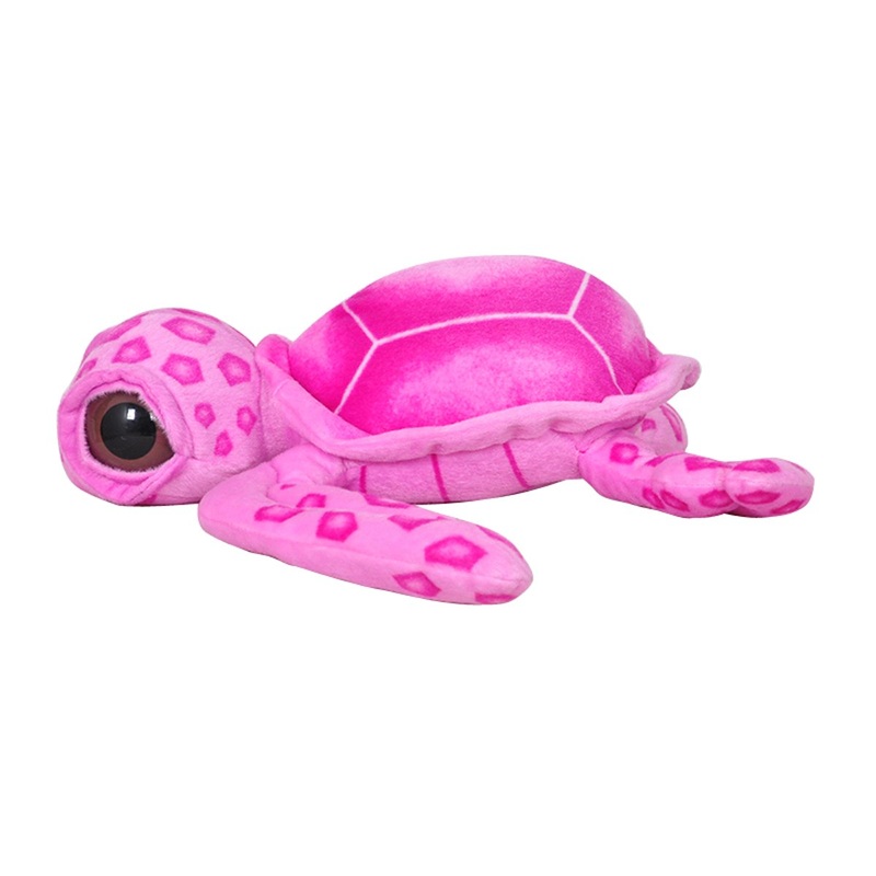 Cuddly Emulation Sea Turtle Soft Stuffed Animals Toys Doll,Tortoise Plushie Toys And Best Gifts For Baby Toys (Pink, 7 '')