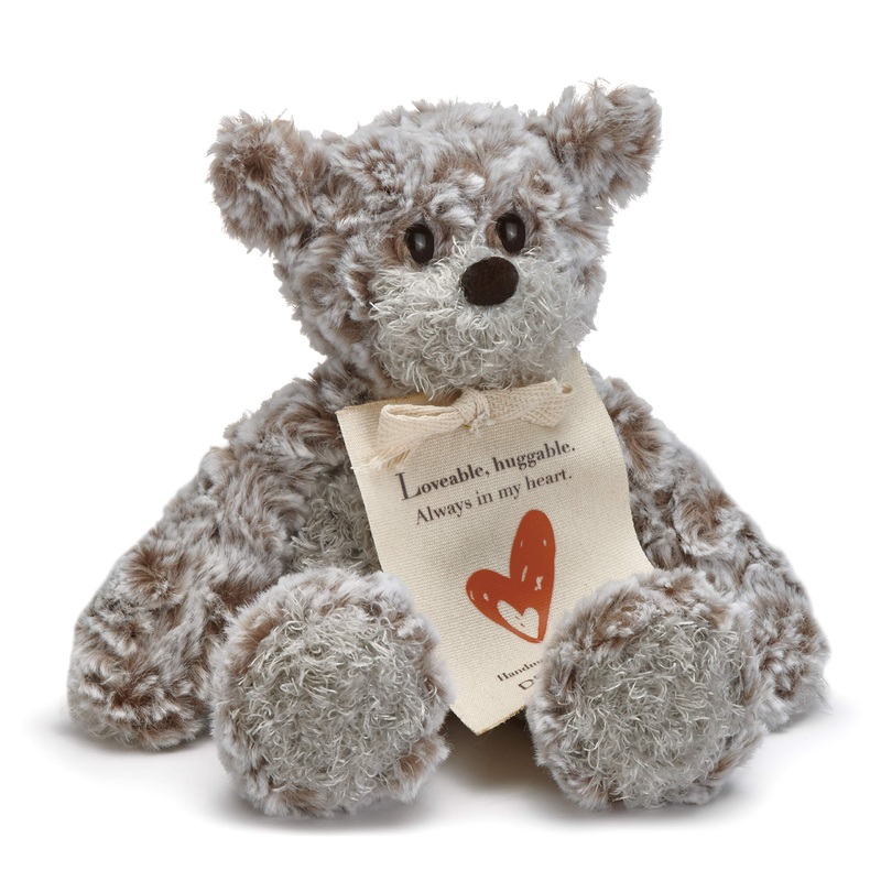 Demdaco Loveable Huggable Mini Giving Bear Children'S Plush Stuffed Animal Toy
