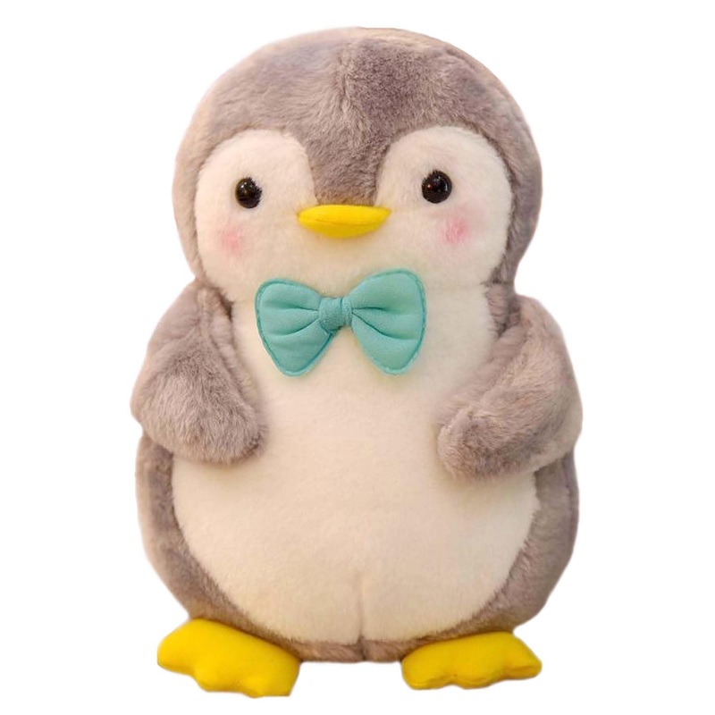 Ruzucoda Stuffed Penguin Plush Ocean Animals Toys Dolls Decorations Gifts For Kids Boys Girls 10 Inches (Blue)