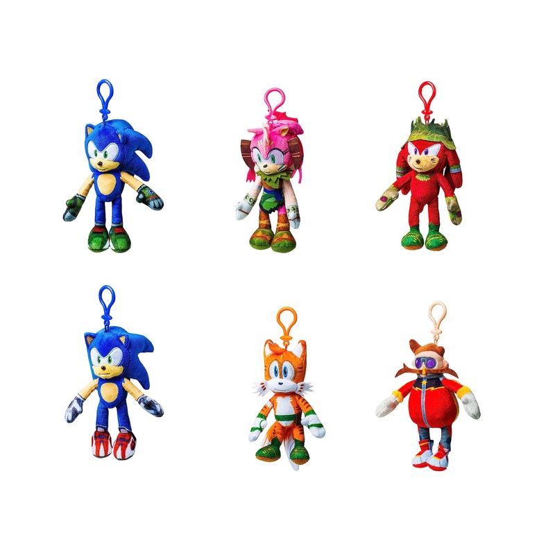 Sonic Clip On Plush Series 1, Randomly Selected