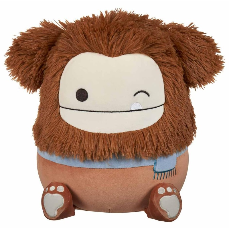 Squishmallows Benny The Bigfoot With Blue Scarf, Harvest Squad