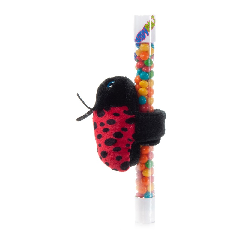 The Petting Zoo Ladybag Stuffed Animal Plushie Slap Bracelet, Gifts For Kids, Candypalz, Zoologee Ladybug Plush Toy