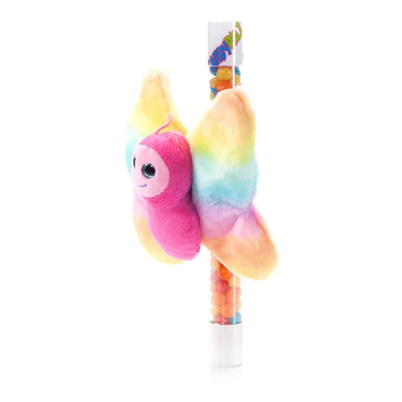 The Petting Zoo Rainbow Butterly Stuffed Animal Plushie Slap Bracelet, Gifts For Kids, Candypalz, Zoologee Ombrez Butterfly Plus