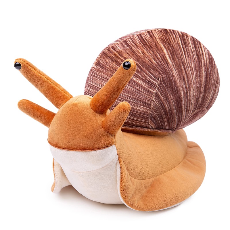 Zhongxin Made Snail Plush - Lifelike Snail Stuffed Animal Plush 16 Inch, Realistic Soft Snail Animal Plush Toy As Gift For Kids
