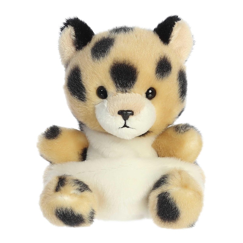 Aurora Adorable Palm Pals Chutney Cheetah Stuffed Animal - Pocket-Sized Play - Collectable Fun - Yellow 5 Inches