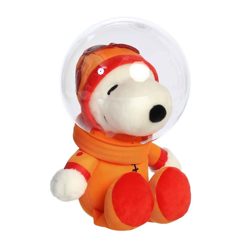 Aurora Timeless Peanuts Astronaut Snoopy Stuffed Animal - Classic Characters - Lasting Memories - Helmet 11.5 Inches