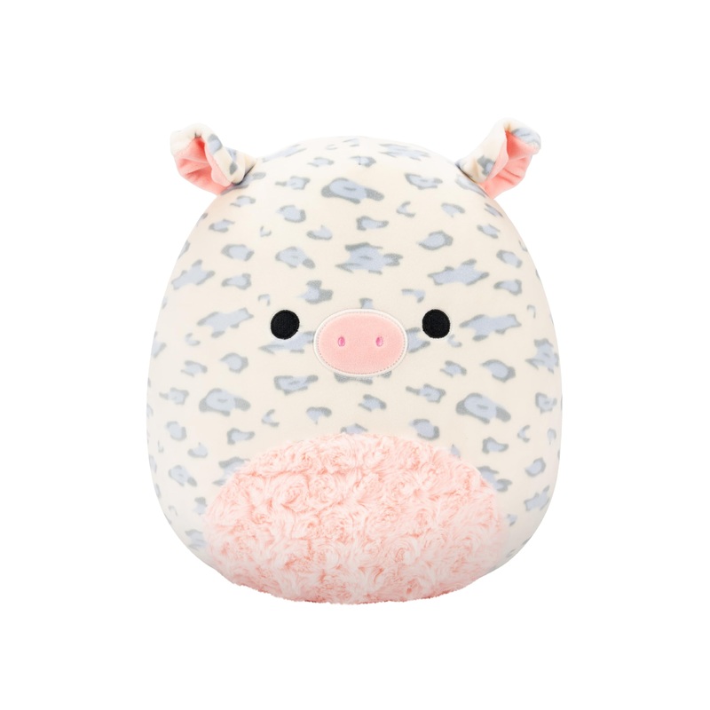 Squishmallows Original 12In Rosie The White Spotted Pig With Pink Swirl Belly - Official Jazwares Easter Plush (Medium-Sized)