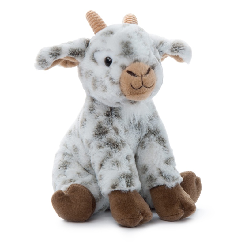 The Petting Zoo Goat Stuffed Animal Plushie, Gifts For Kids, Wild Onez Farm Animals, Goat Plush Toy 12 Inches