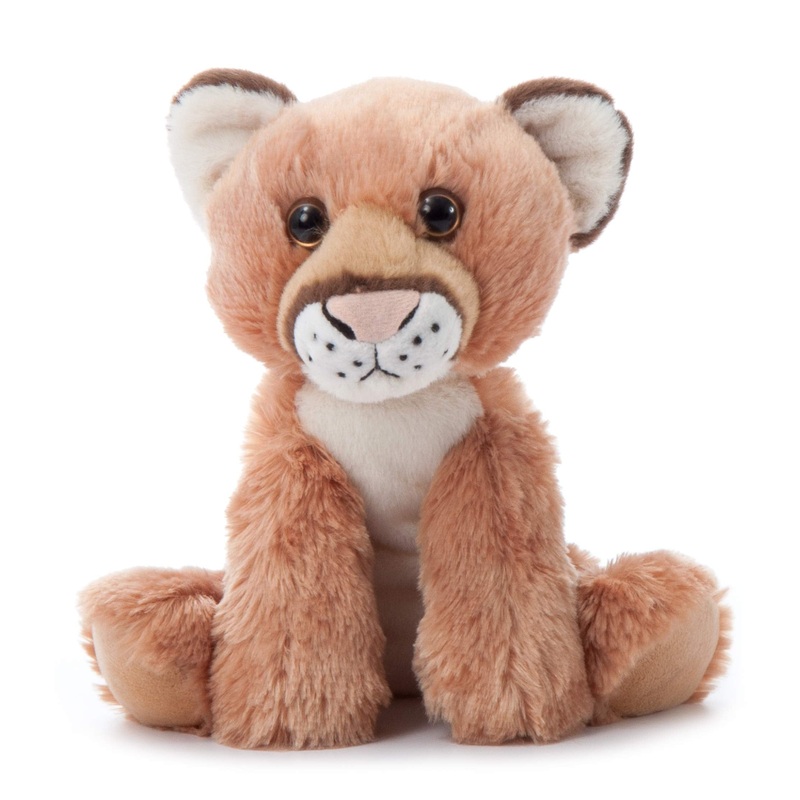 The Petting Zoo Mountain Lion Stuffed Animal, Gifts For Kids, Wild Onez Zoo Animals, Mountain Lion Plush Toy 9 Inches