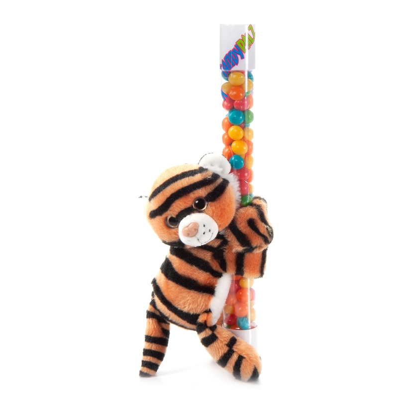 The Petting Zoo Tiger Stuffed Animal Plushie Slap Bracelet, Gifts For Kids, Candypalz, Zoologee Tiger Plush Toy