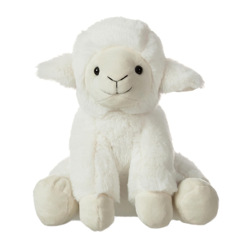 Apricot Lamb Toys Plush Cream Lamb Sheep Stuffed Animal With Fluffy Soft Ears (Cream Lamb, 8 Inches)
