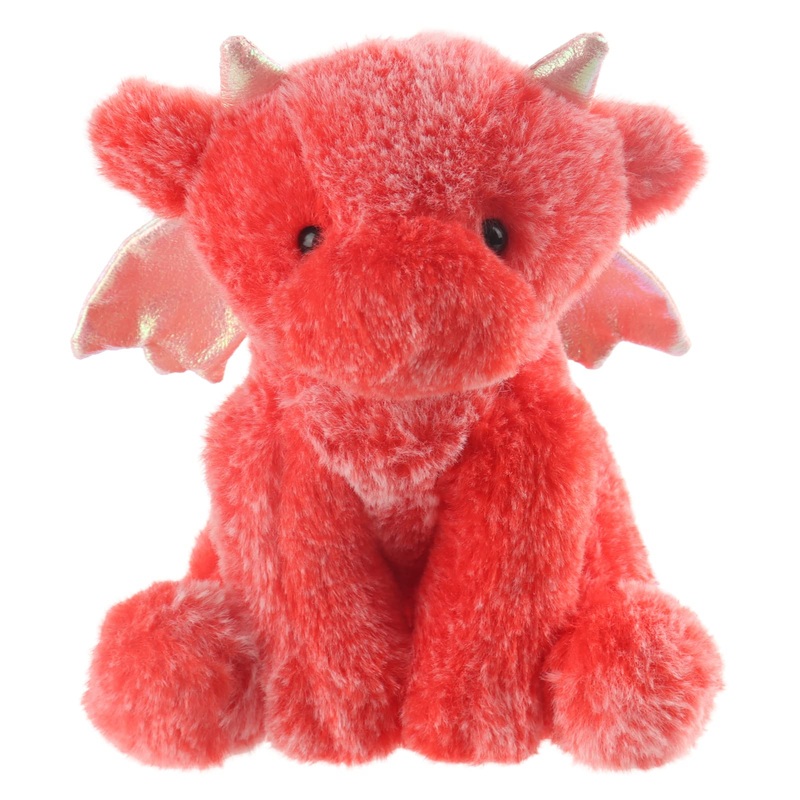 Apricot Lamb Toys Plush Red Plush Dragon Dinosaur Stuffed Animal Soft Cuddly Perfect For Child ?Red Plush Dragon?12 Inches