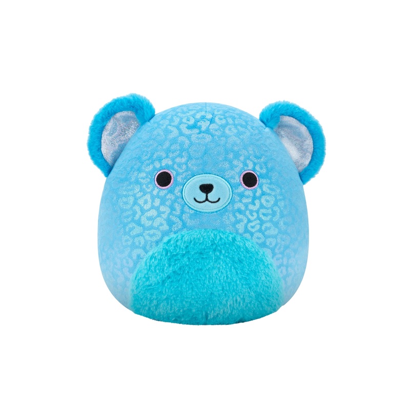 Squishmallows Original 8In Sarge The Blue Jaguar With Iridescent Spots - Official Jazwares Plush (Little)