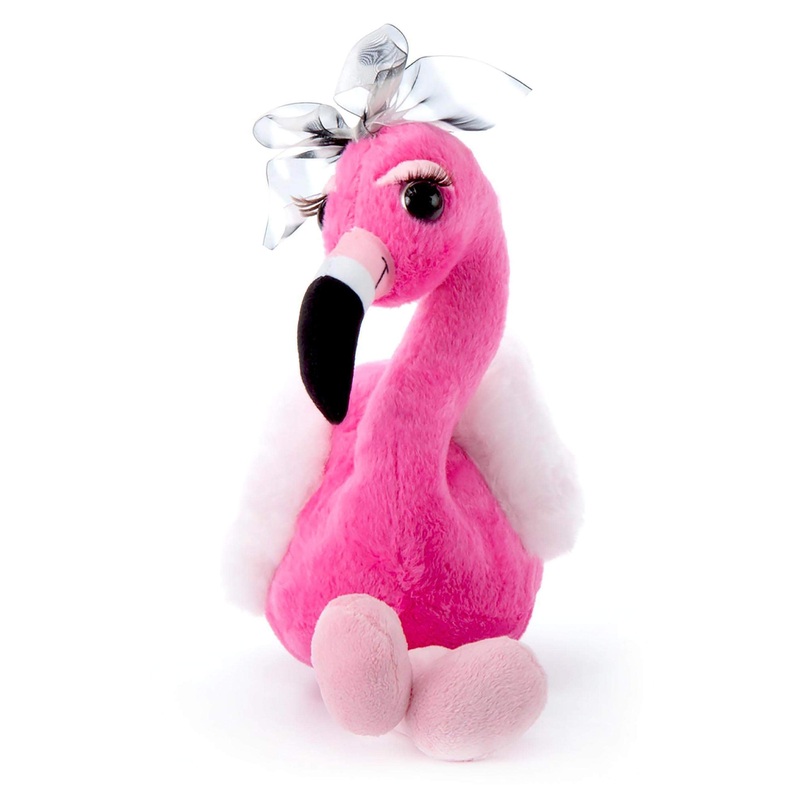 The Petting Zoo, Lash'Z Flamingo Stuffed Animal, Gifts For Girls, Flamingo Plush Toy 14 Inches