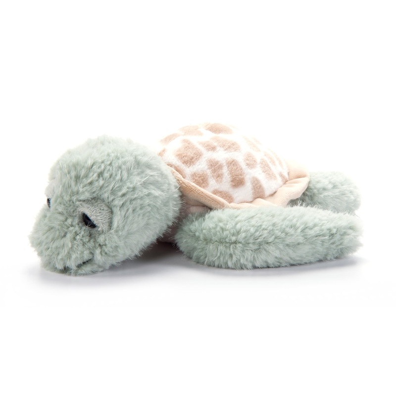 The Petting Zoo Sea Turtle Stuffed Animal Plushie, Gifts For Kids, Fuzzlez Sealife Animals, Tortoise Plush Toy 10 Inches