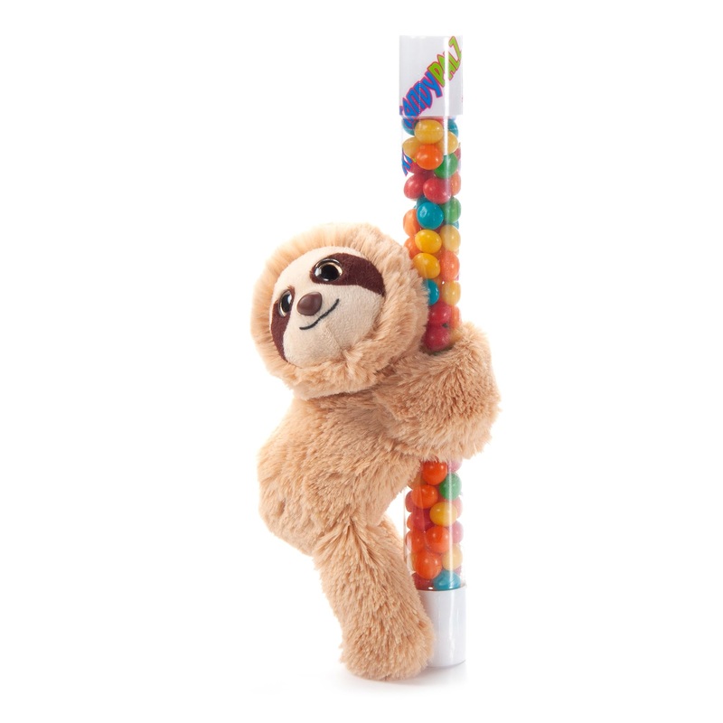 The Petting Zoo Sloth Stuffed Animal Plushie Slap Bracelet, Gifts For Kids, Candypalz, Zoologee Sloth Plush Toy