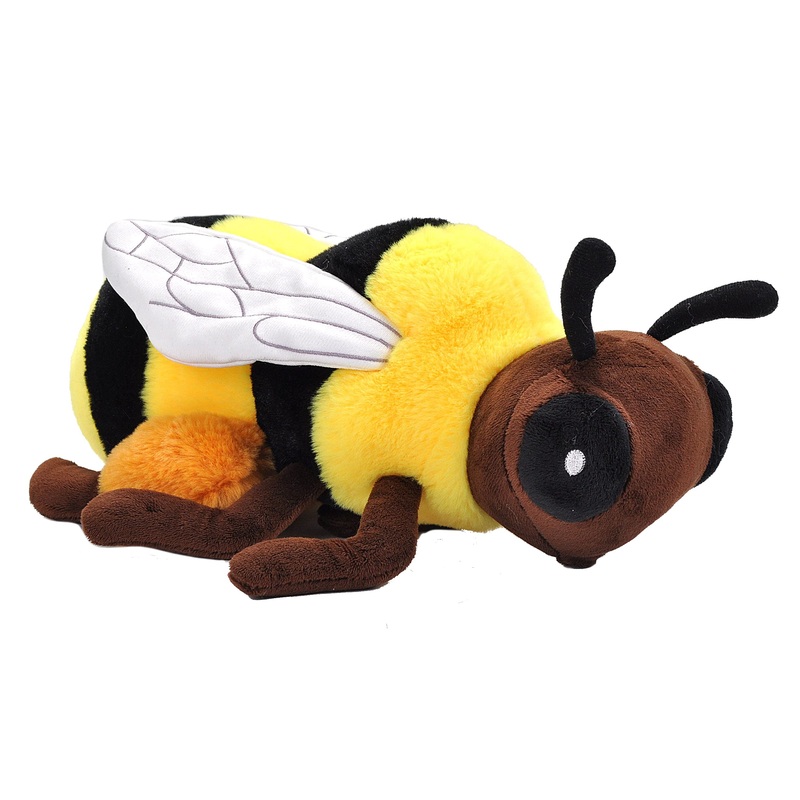 Wild Republic Ecokins, Bee, Stuffed Animal, 12 Inches, Gift For Kids, Plush Toy, Made From Spun Recycled Water Bottles, Eco Frie