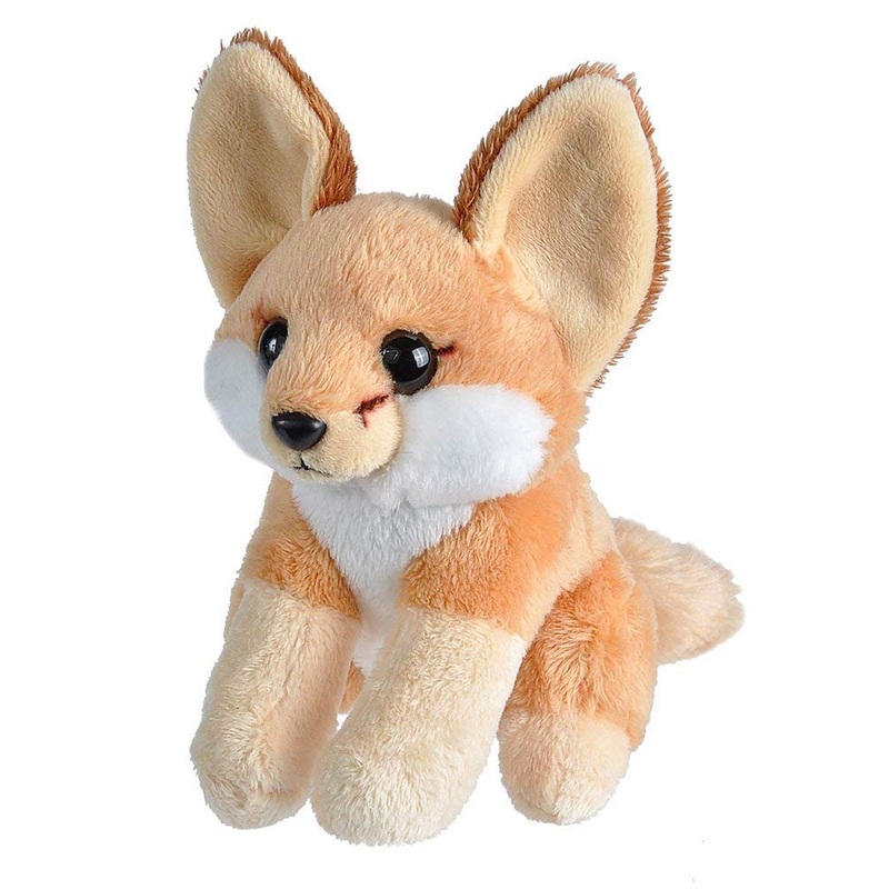 Wild Republic Pocketkins Fennec Fox Stuffed Animal, Five Inches, Gift For Kids, Plush Toy, Fill Is Spun Recycled Water Bottles,