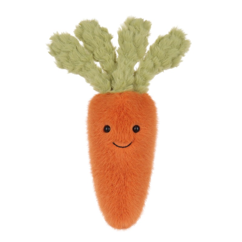 Apricot Lamb Toys Plush Green And Orange Naive Carrot Stuffed Vegetable Soft Cuddly Perfect For Kids 8.7 Inches