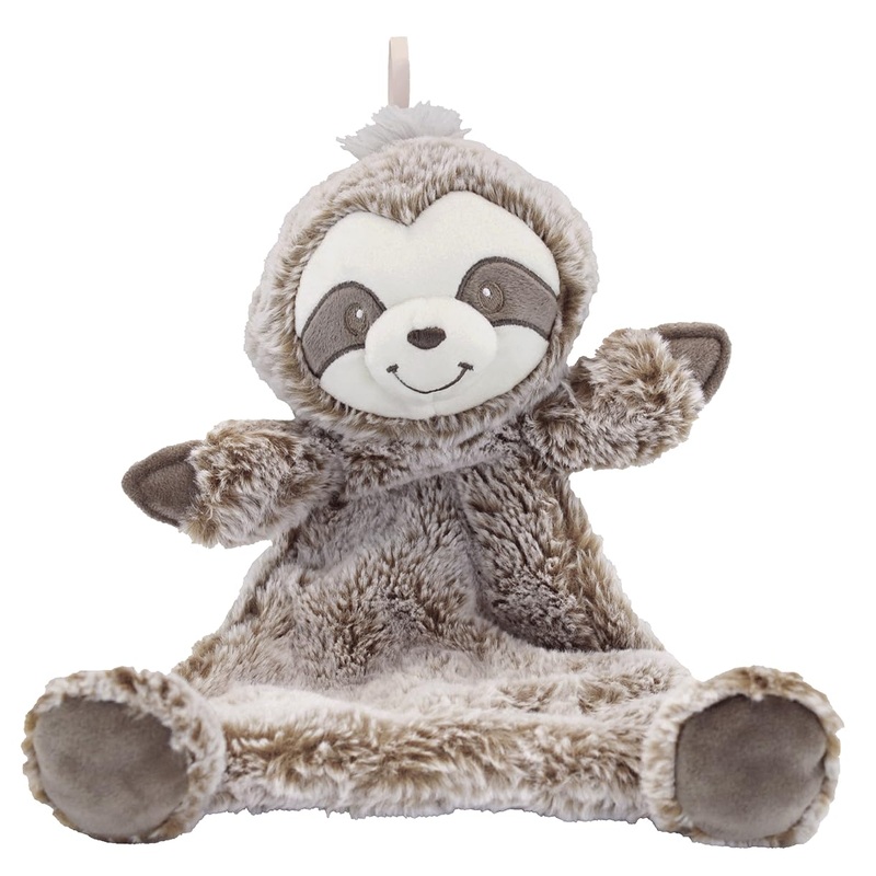 Baby Paper Crinkle Cuddlers Sensory Plush Lovie For Infants, Babies & Toddlers-Stuffed Animal (Sloth Crinkle Cuddler)