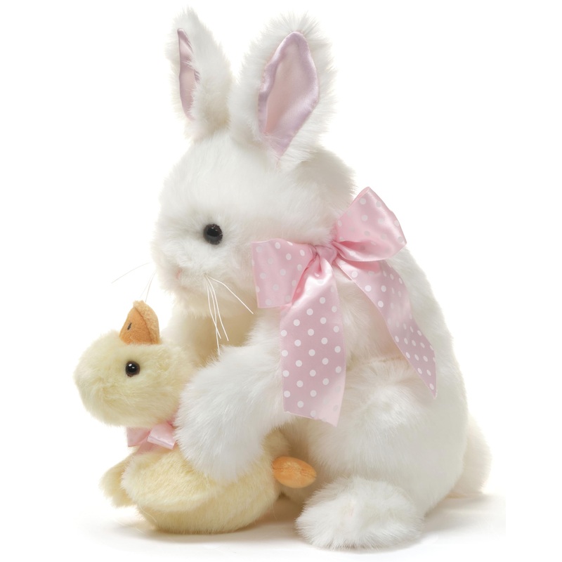 Bearington Bunny Hugs The Easter Stuffed Animals, 10 Inch Bunny Stuffed Animals, Stuffed Bunnies For Easter