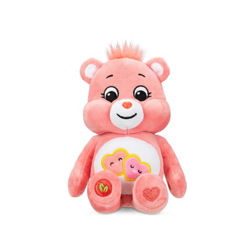 Care Bears 22033 9 Inch Bean Plush Love-A-Lot Bear, Collectable Cute Plush Toy, Cuddly Toys For Children, Soft Toys For Girls And Boys, Cute Teddies Suitable For Girls And Boys Aged 4 Years +