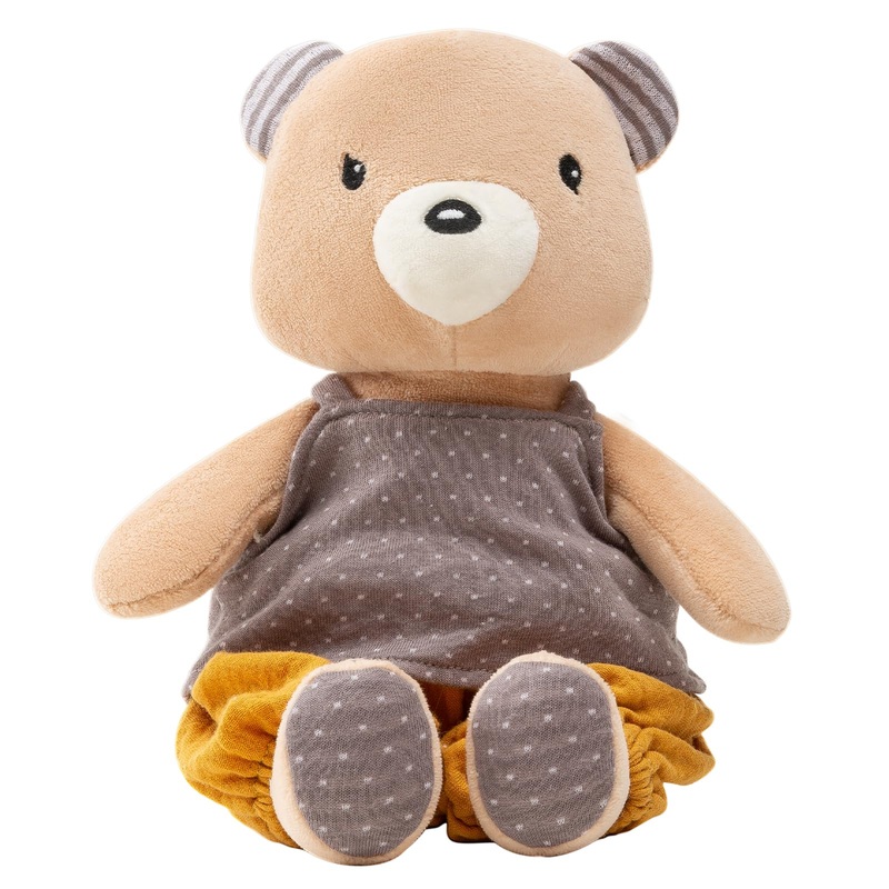 Cuddle Corner 9'' Organic Cotton Plush Toys, Plush Bear Stuffed Animals Soft Cuddly Toy For Babies And Toddlers