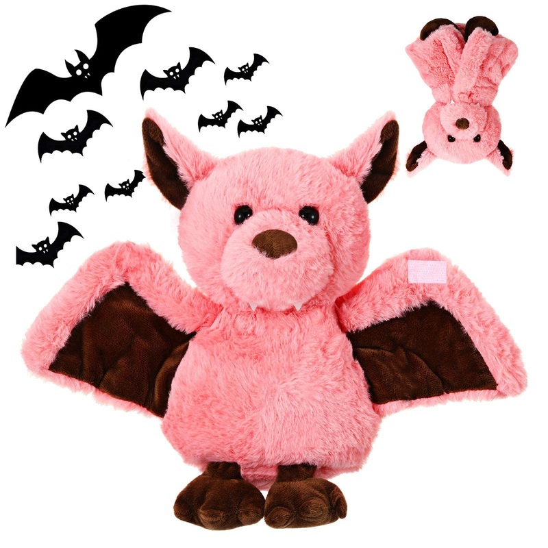 Cuddly 11 Inch Plush Bat Stuffed Animal Halloween Stuffed Animal Plush Toy Plush Animal Doll Bedtime Toys Birthday Xmas Furry Gi