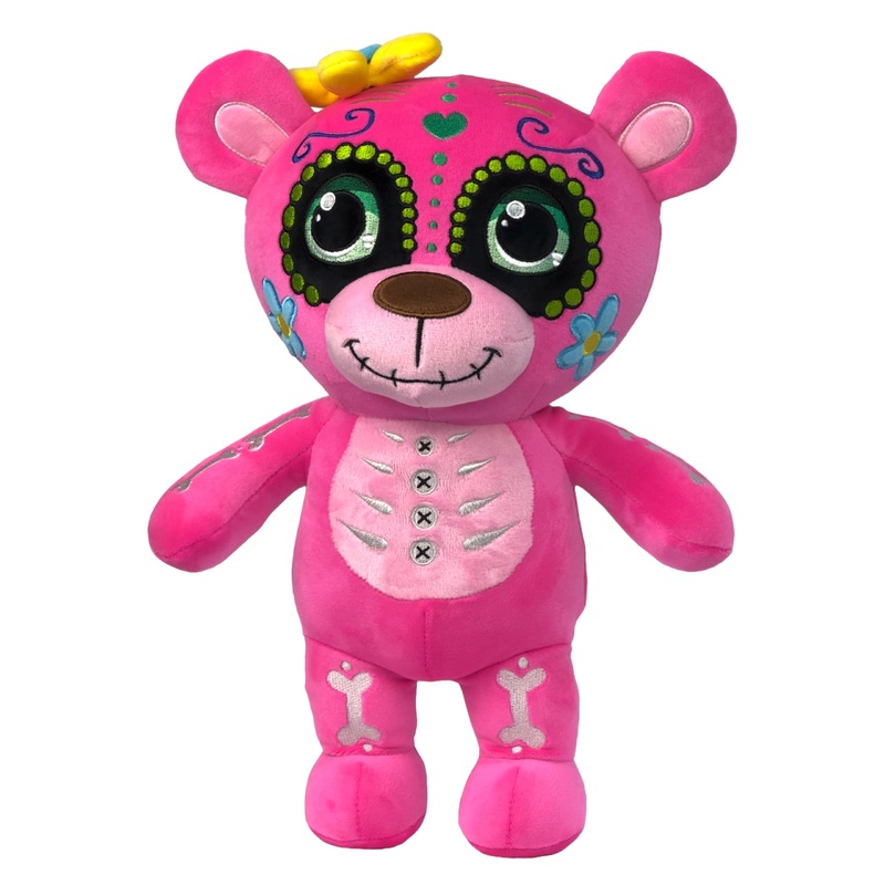 Fluffaroo Sugar Skull Teddy Bear (Mirage Black)