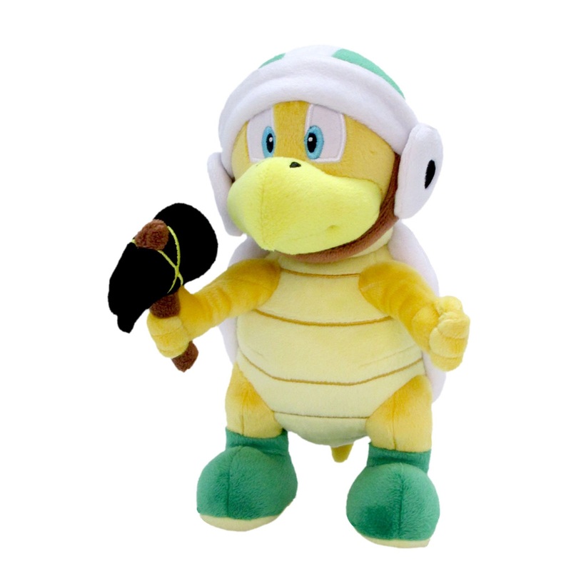 Sanei Super Mario All Star Collection Ac37 Hammer Bros Stuffed Plush, 8.5''