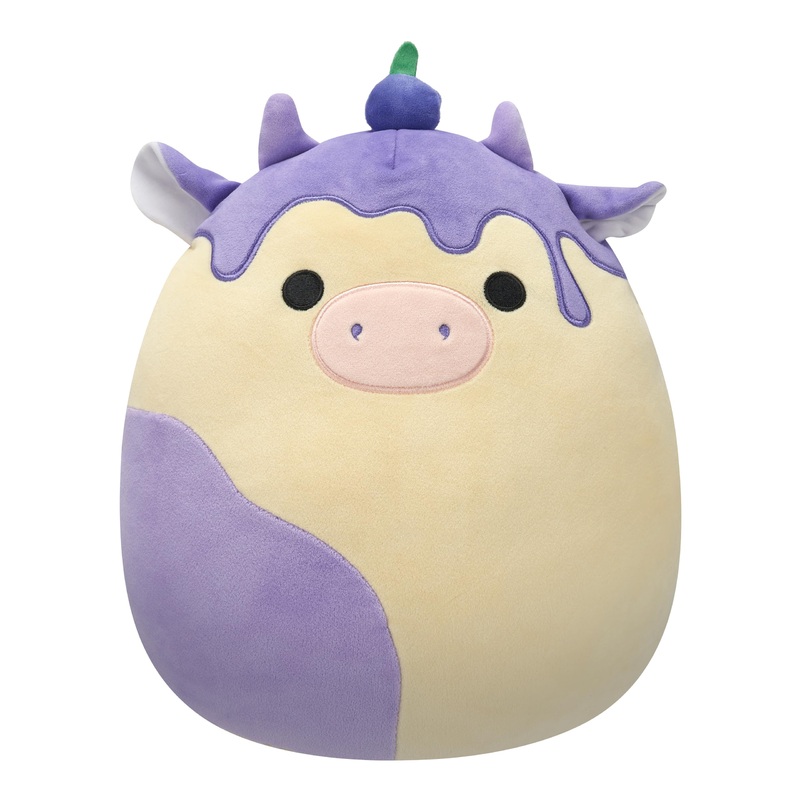 Squishmallows Original 12In Benito The Blueberry Cheesecake Cow - Official Jazwares Plush (Medium-Sized)