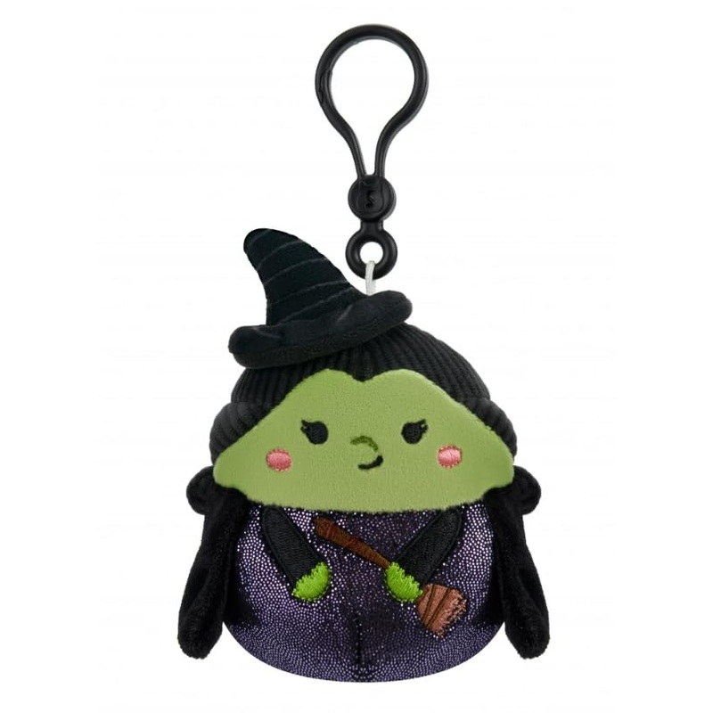 Squishmallows Wicked Elphaba The Wicked Witch 3.5 Inch Clip-On Plush