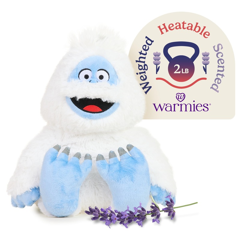 Warmies Microwavable & Weighted Stuffed Animals, Bumble - Heated Stuffed Animal Plushie For Warmth & Comfort - Cute Soft Plush T