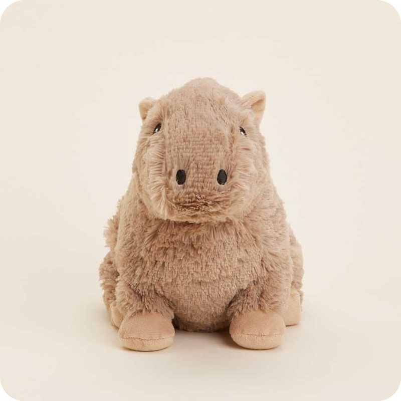 Warmies Microwavable & Weighted Stuffed Animals, Capybara - Heated Stuffed Animal Plushie For Warmth & Comfort - Cute Soft Plush