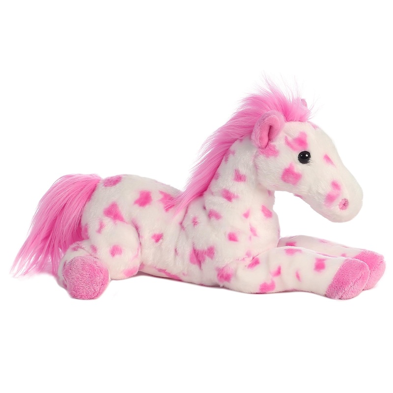 Aurora Adorable Flopsie Dolly Stuffed Animal - Playful Ease - Timeless Companions - White 12 Inches