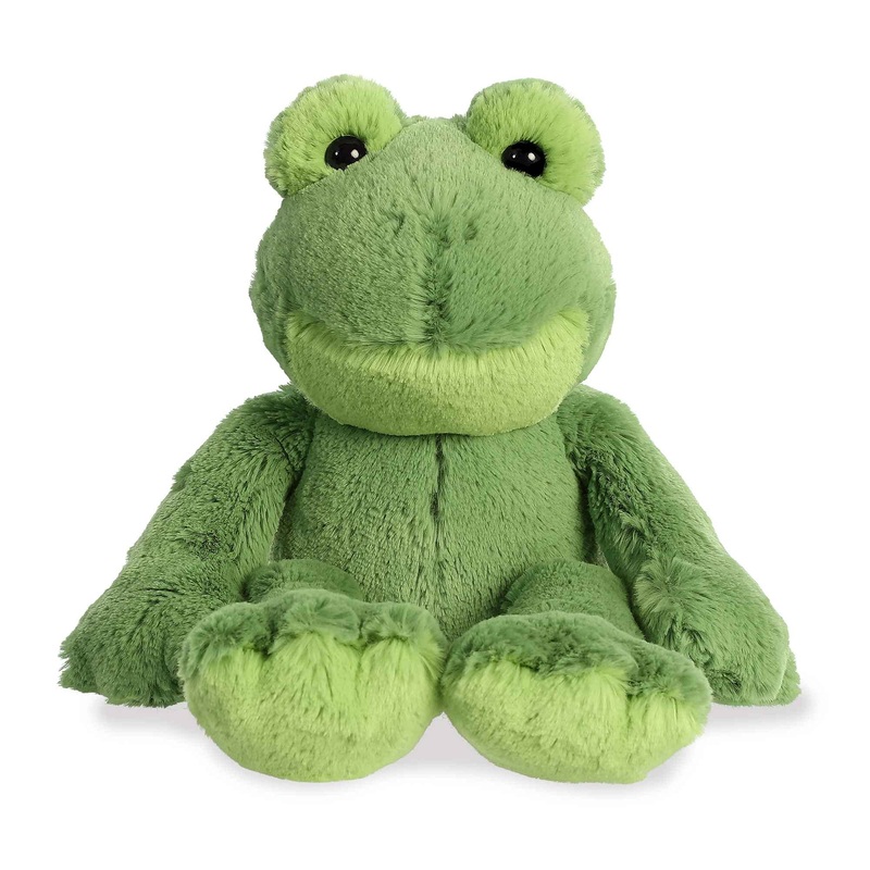 Aurora Adorable Flopsie Fernando Frog Stuffed Animal - Playful Ease - Timeless Companions - Green 12 Inches