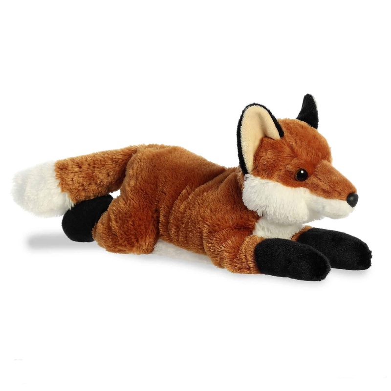 Aurora Adorable Grand Flopsie Fiona Fox Stuffed Animal - Playful Ease - Timeless Companions - Orange 16.5 Inches