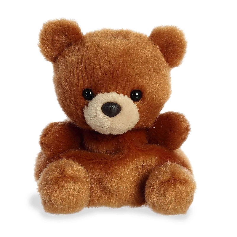 Aurora Adorable Palm Pals Artie Bear Stuffed Animal - Pocket-Sized Play - Collectable Fun - Brown 5 Inches