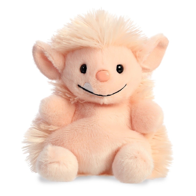 Aurora Adorable Palm Pals Moh Ogre Stuffed Animal - Pocket-Sized Play - Collectable Fun - Pink 5 Inches