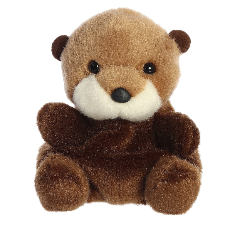 Aurora Adorable Palm Pals Selena Sea Otter Stuffed Animal - Pocket-Sized Play - Collectable Fun - Brown 5 Inches