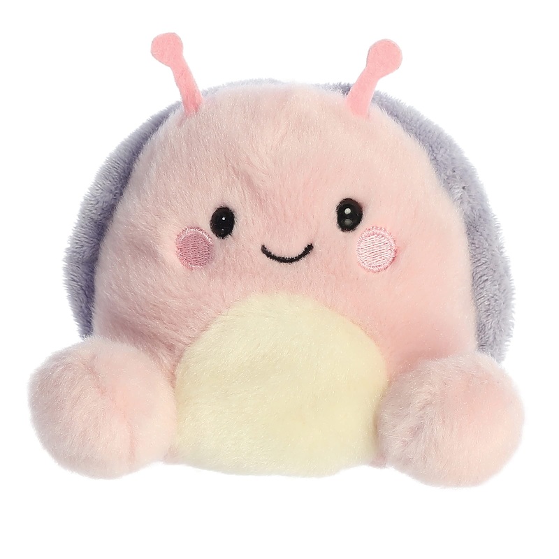 Aurora Adorable Palm Pals Shelby Snail Stuffed Animal - Pocket-Sized Play - Collectable Fun - Pink 5 Inches