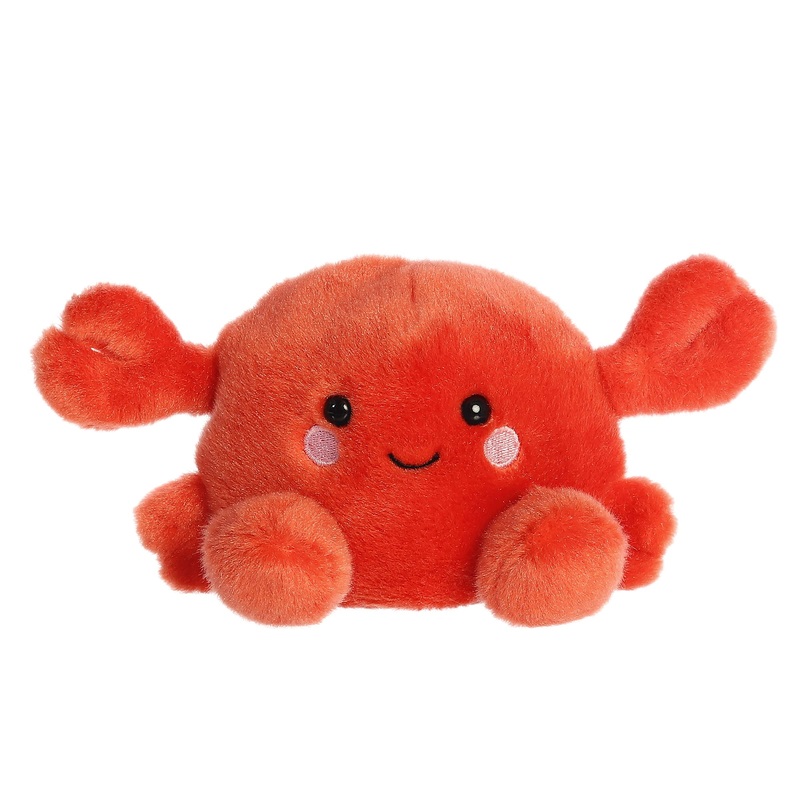 Aurora Adorable Palm Pals Snippy Crab Stuffed Animal - Pocket-Sized Play - Collectable Fun - Red 5 Inches