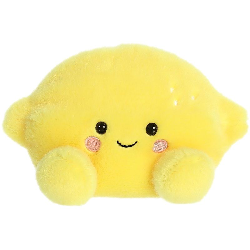 Aurora Adorable Palm Pals Yuzu Lemon Stuffed Animal - Pocket-Sized Play - Collectable Fun - Yellow 5 Inches
