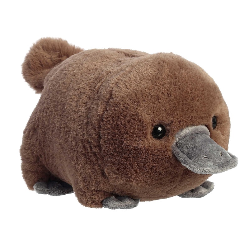 Aurora Adorable Spudsters Pongo Platypus Stuffed Animal - Comforting Cuddles - Playful Companions - Brown 10 Inches