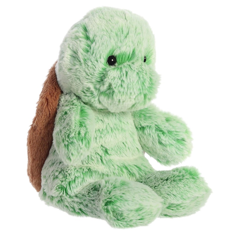 Aurora Snuggly Sweet & Softer Turtle Stuffed Animal - Comforting Companion - Imaginative Play - Green 9 Inches
