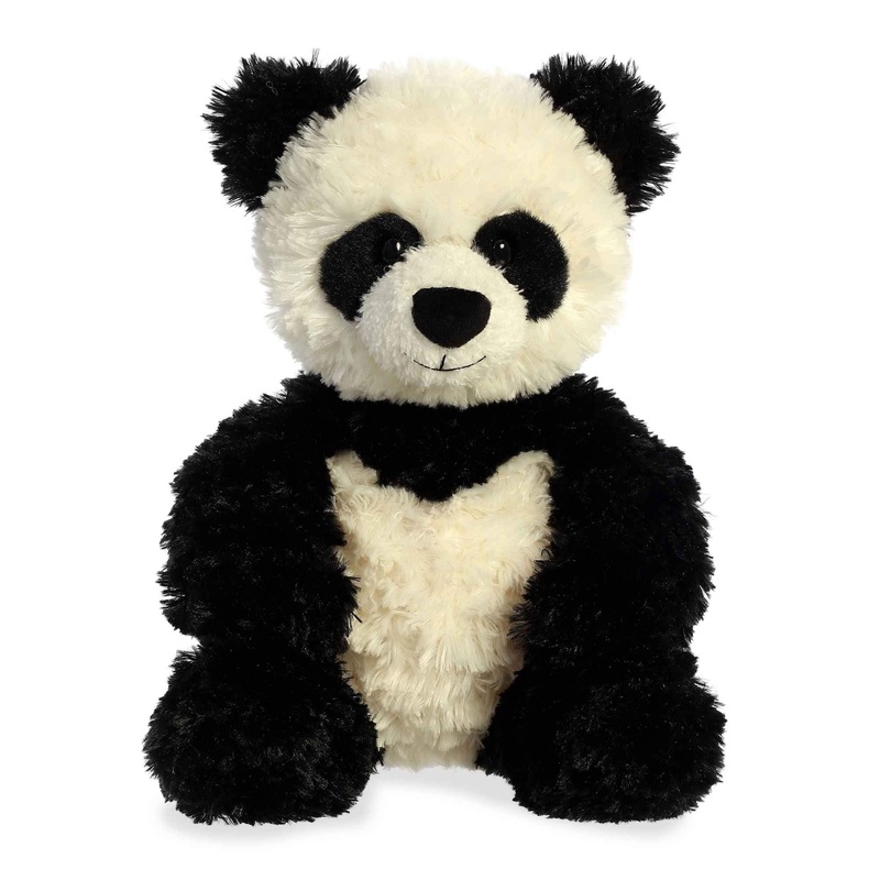 Aurora Snuggly Tubbie Wubbies Panda Stuffed Animal - Comforting Companion - Imaginative Play - Black 12 Inches